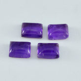 Amethyst 1PC Tiny 5x7 MM Emerald Cabochon Purple High Quality semi Precious Loose Gems
