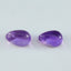 Amethyst 1PC Small 6x9 MM Pear Cabochon Purple Lustrous semi Precious Semi Precious Gemstone