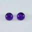 Amethyst 10PC Tiny 3x3 MM Round Cabochon Purple High Quality semi Precious Loose Gemstones