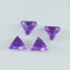 Amethyst 10PC Tiny 5x5 MM Triangle Cabochon Purple Genuine semi Precious Loose Gemstones