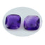 Amethyst 1PC Large 12x12 MM Cushion Faceted Purple High Quality Semi Precious Loose Gems