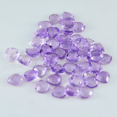 Amethyst 1PC Small 8x8 MM Heart Faceted Purple Luster Semi Precious Loose Gems