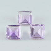 Amethyst 1PC Large 12x12 MM Square Faceted Purple High Quality Semi Precious Loose Gems