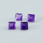 Amethyst 1PC Small 8x8 MM Square Faceted Purple Luster Semi Precious Loose Gems