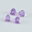 Amethyst 10PC Tiny 4x4 MM Triangle Faceted Purple Brilliant Semi Precious Loose Gems