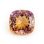 Ametrine 1PC Large 10x10 MM Cushion Faceted Multicolor Shine Semi Precious Loose Gems