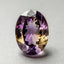 Ametrine 1PC Small 7x9 MM Oval Faceted Multicolor Lustrous Semi Precious Gems
