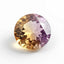 Ametrine 1PC Large 12x12 MM Round Faceted Multicolor High-Quality Semi Precious Loose Gemstones