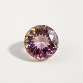 Ametrine 10PC Tiny 3x3 MM Round Faceted Multicolor Fiery Semi Precious Loose Gemstone