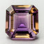 Ametrine 1PC Chunky 14x14 MM Square Faceted Multicolor Genuine Semi Precious Loose Gems