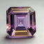 Ametrine 1PC Chunky 15x15 MM Square Faceted Multicolor Superior Semi Precious Loose Gemstone