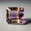 Ametrine 1PC Small 7x7 MM Square Faceted Multicolor Splendid Semi Precious Loose Gemstone
