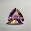 Ametrine 1PC Small 8x8 MM Triangle Faceted Multicolor Luster Semi Precious Loose Gemstones