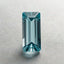 Aquamarine 10PC Tiny 2.5x5 MM Baguette Faceted Blue Luster Semi Precious Loose Gemstones