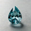 Aquamarine 1PC Small 6x8 MM Pear Faceted Blue Brilliant Semi Precious Loose Gemstones