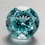 Aquamarine 1PC Small 8x8 MM Round Faceted Blue Luster Semi Precious Loose Gems