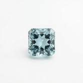 Aquamarine 1PC Tiny 6x6 MM Square Faceted Blue Polished Semi Precious Loose Gemstones