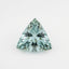 Aquamarine 1PC Chunky 14x14 MM Triangle Faceted Blue Genuine Semi Precious Loose Gemstones