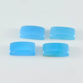 Chalcedony 10PC Tiny 3x6 MM Baguette Cabochon Blue Fiery semi Precious Gems