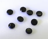 Black Onyx 1PC Large 12x12 MM Round Faceted Black High Quality Semi Precious Loose Gemstones