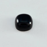 Black Onyx 1PC Large 10x10 MM Cushion Cabochon Black Lustrous semi Precious Gems