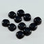 Black Onyx 10PC Tiny 4x4 MM Cushion Cabochon Black Fiery semi Precious Gems