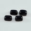 Black Onyx 10PC Tiny 4x6 MM Emerald Cabochon Black Fiery semi Precious Loose Gemstone
