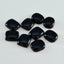 Black Onyx 1PC Small 6x8 MM Emerald Cabochon Black Sparkling semi Precious Semi Precious Gemstone