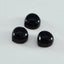 Black Onyx 1PC Small 8x8 MM Heart Cabochon Black Polished semi Precious Loose Gemstones