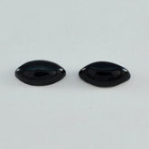 Black Onyx 1PC Small 6x12 MM Marquise Cabochon Black Lustrous semi Precious Gems