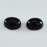 Black Onyx 1PC Large 10x12 MM Oval Cabochon Black Fine semi Precious Gems