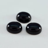 Black Onyx 1PC Large 9x11 MM Oval Cabochon Black Lustrous semi Precious Semi Precious Gemstone