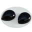 Black Onyx 1PC Large 10x12 MM Pear Cabochon Black Splendid semi Precious Gems