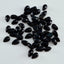Black Onyx 10PC Tiny 3x5 MM Pear Cabochon Black Fine semi Precious Loose Gemstone