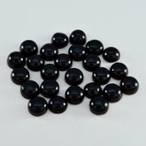 Black Onyx 1PC Tiny 6x6 MM Round Cabochon Black Superior semi Precious Loose Gemstone