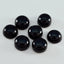 Black Onyx 1PC Small 7x7 MM Round Cabochon Black Pure semi Precious Loose Gemstones
