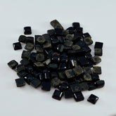 Black Onyx 10PC Tiny 4x4 MM Square Cabochon Black Luster semi Precious Precious Gemstone