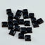Black Onyx 10PC Tiny 5x5 MM Square Cabochon Black Lustrous semi Precious Gems