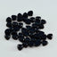 Black Onyx 10PC Tiny 3x3 MM Triangle Cabochon Black High Quality semi Precious Loose Gemstones