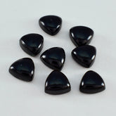 Black Onyx 1PC Tiny 6x6 MM Triangle Cabochon Black Superior semi Precious Gems