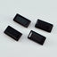 Black Onyx 1PC Chunky 10x20 MM Baguette Faceted Black Shine Semi Precious Loose Gemstones