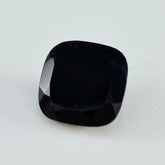 Black Onyx 10PC Tiny 3x3 MM Cushion Faceted Black Fiery Semi Precious Loose Gemstone