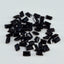 Black Onyx 1PC Medium 8x10 MM Emerald Faceted Black Sparkling Semi Precious Gems