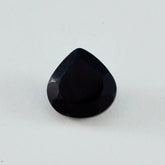 Black Onyx 1PC Chunky 16x16 MM Heart Faceted Black Pure Semi Precious Loose Gemstones