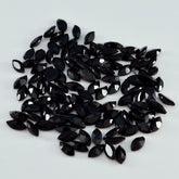 Black Onyx 1PC Tiny 3x6 MM Marquise Faceted Black High Quality Semi Precious Loose Gemstones