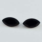 Black Onyx 1PC Medium 7x14 MM Marquise Faceted Black Pure Semi Precious Loose Gemstones