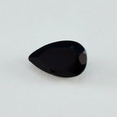 Black Onyx 1PC Medium 8x10 MM Pear Faceted Black Lustrous Semi Precious Loose Gemstone