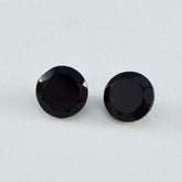 Black Onyx 1PC Large 11x11 MM Round Faceted Black Fine Semi Precious Loose Gemstone
