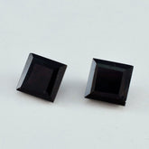 Black Onyx 1PC Chunky 13x13 MM Square Faceted Black Natural Semi Precious Gems