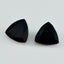 Black Onyx 10PC Tiny 4x4 MM Triangle Faceted Black Brilliant Semi Precious Loose Gemstones